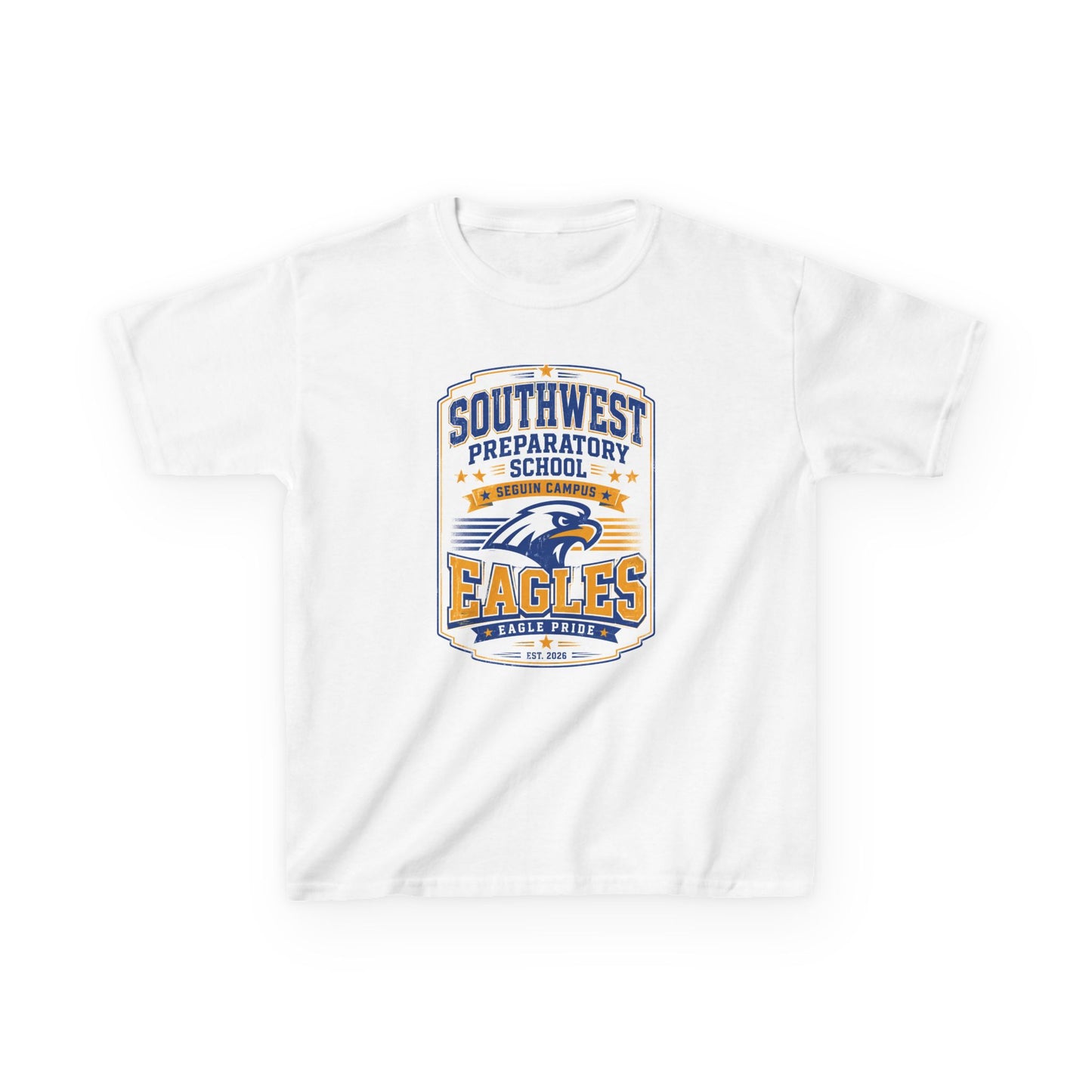 Kids T-Shirt — Southwest Preparatory School Eagles Mascot Tee