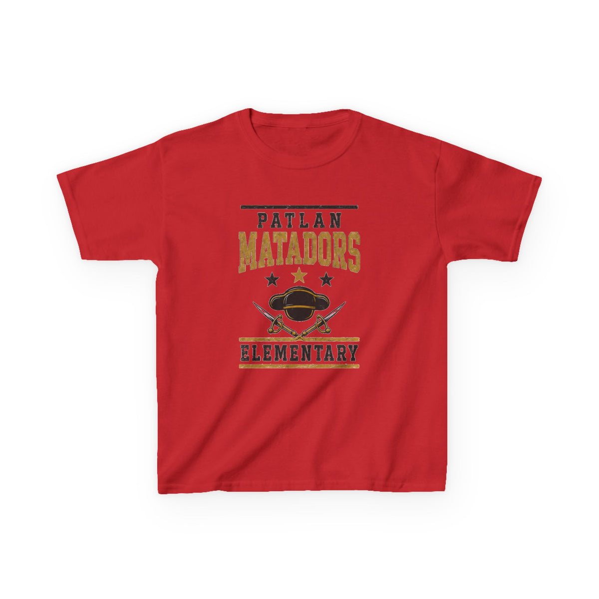 Patlan Matadors Elementary Kids T‑Shirt — School Spirit Tee