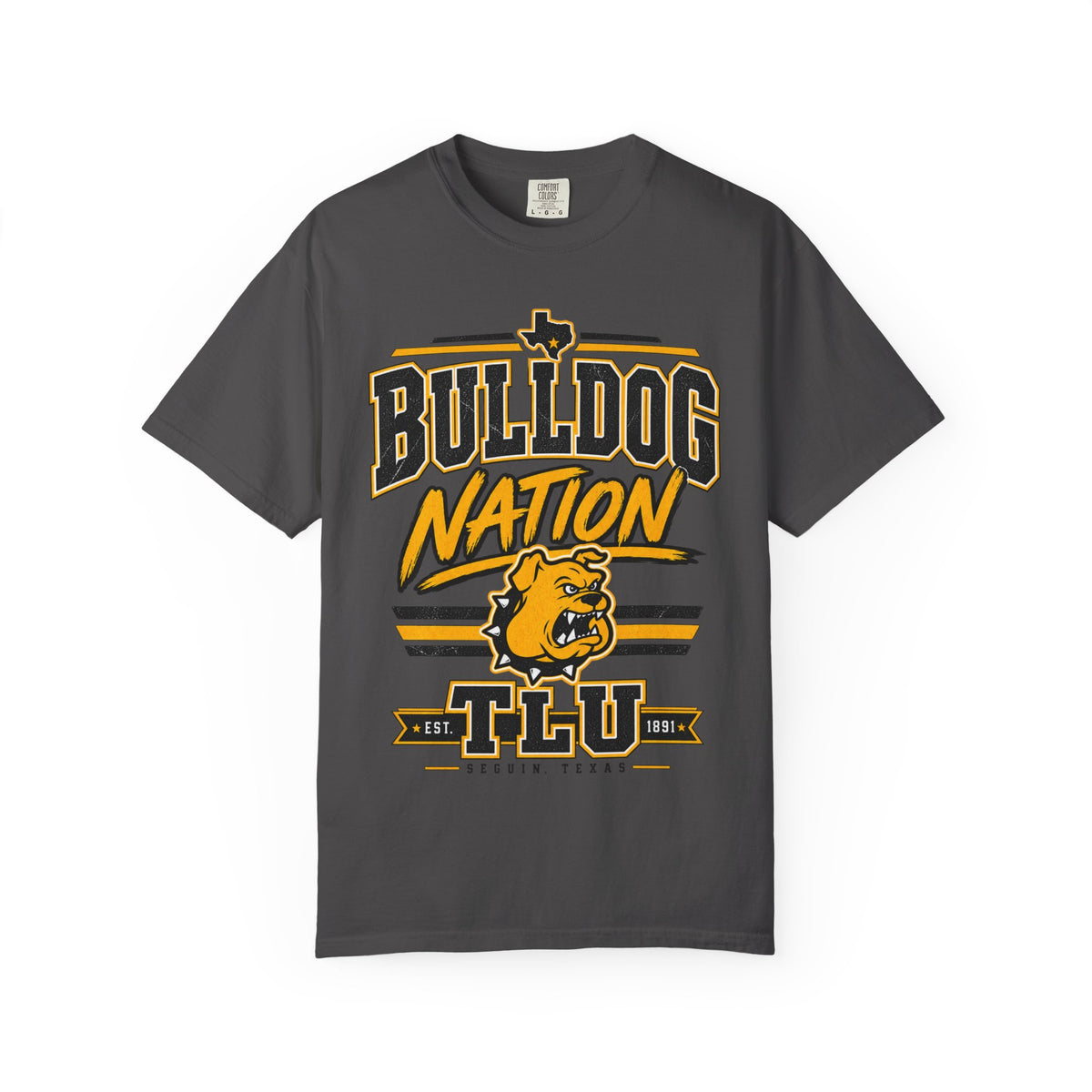 Bulldog Nation T-Shirt — TLU Mascot College Tee