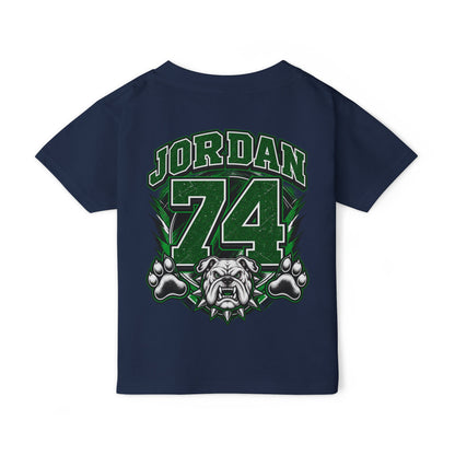 Bulldog Country Toddler T-Shirt — Marion Bulldogs Personalized Number (e.g., Jordan 74)