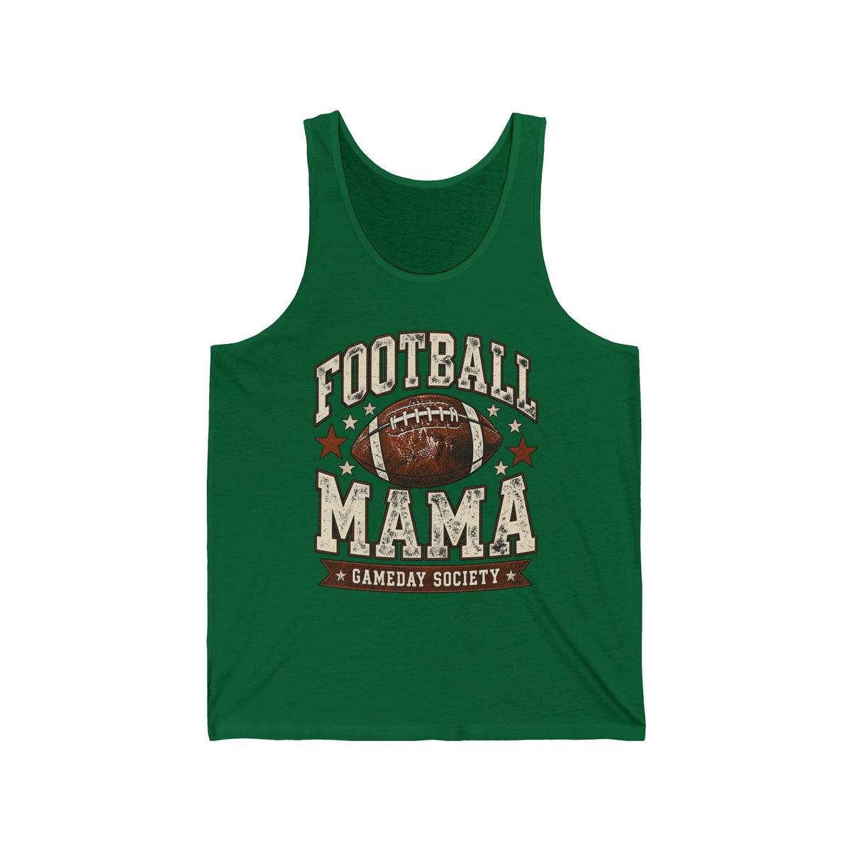 Football Mama Tank Top — Vintage Gameday Jersey Tank (Custom Name & Number)