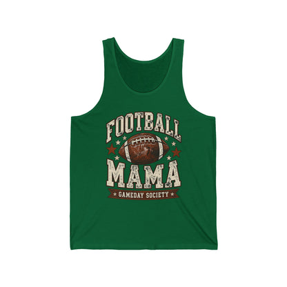 Football Mama Tank Top — Vintage Gameday Jersey Tank (Custom Name & Number)