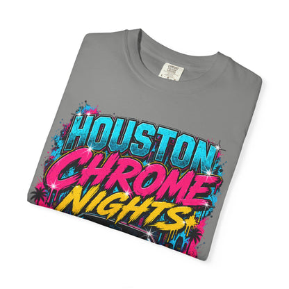 Houston Chrome Nights T-Shirt — Texas Night Ride Classic Car Tee