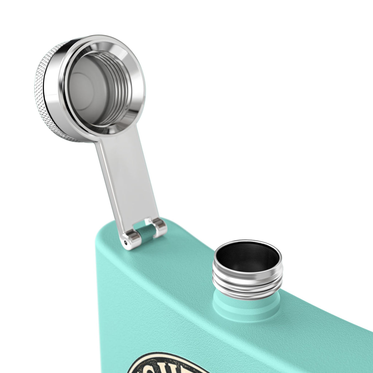 Night Train Stainless Steel Flask, 6oz