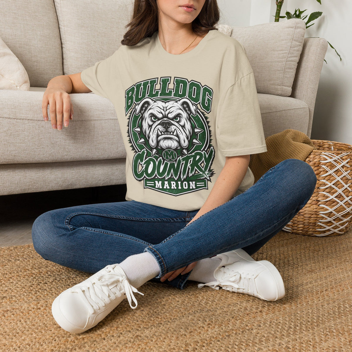 Bulldog Country T-Shirt — Marion School Mascot Tee
