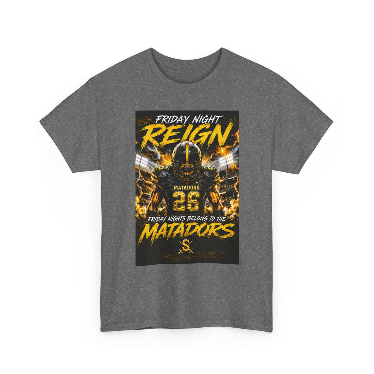 Friday Night Reign Matadors Football T‑Shirt — Team Spirit Game Day Tee