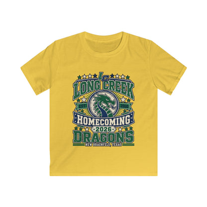 Homecoming Dragons Kids Tee — Long Creek 2026 School Spirit Shirt