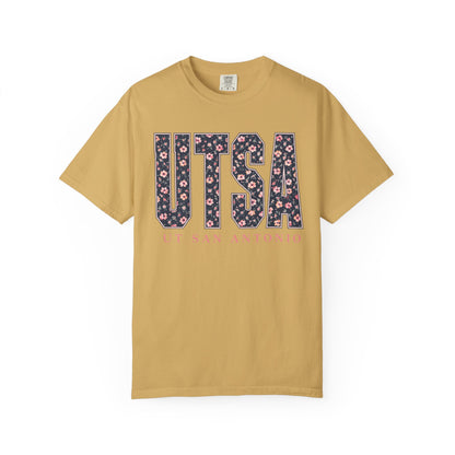 UTSA Floral Logo T‑Shirt — UT San Antonio Collegiate Tee