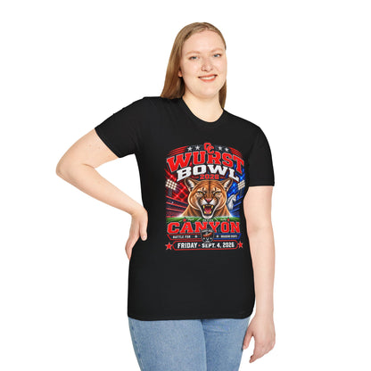 Wurst Bowl 2026 T-Shirt — Canyon Football Game Day Tee
