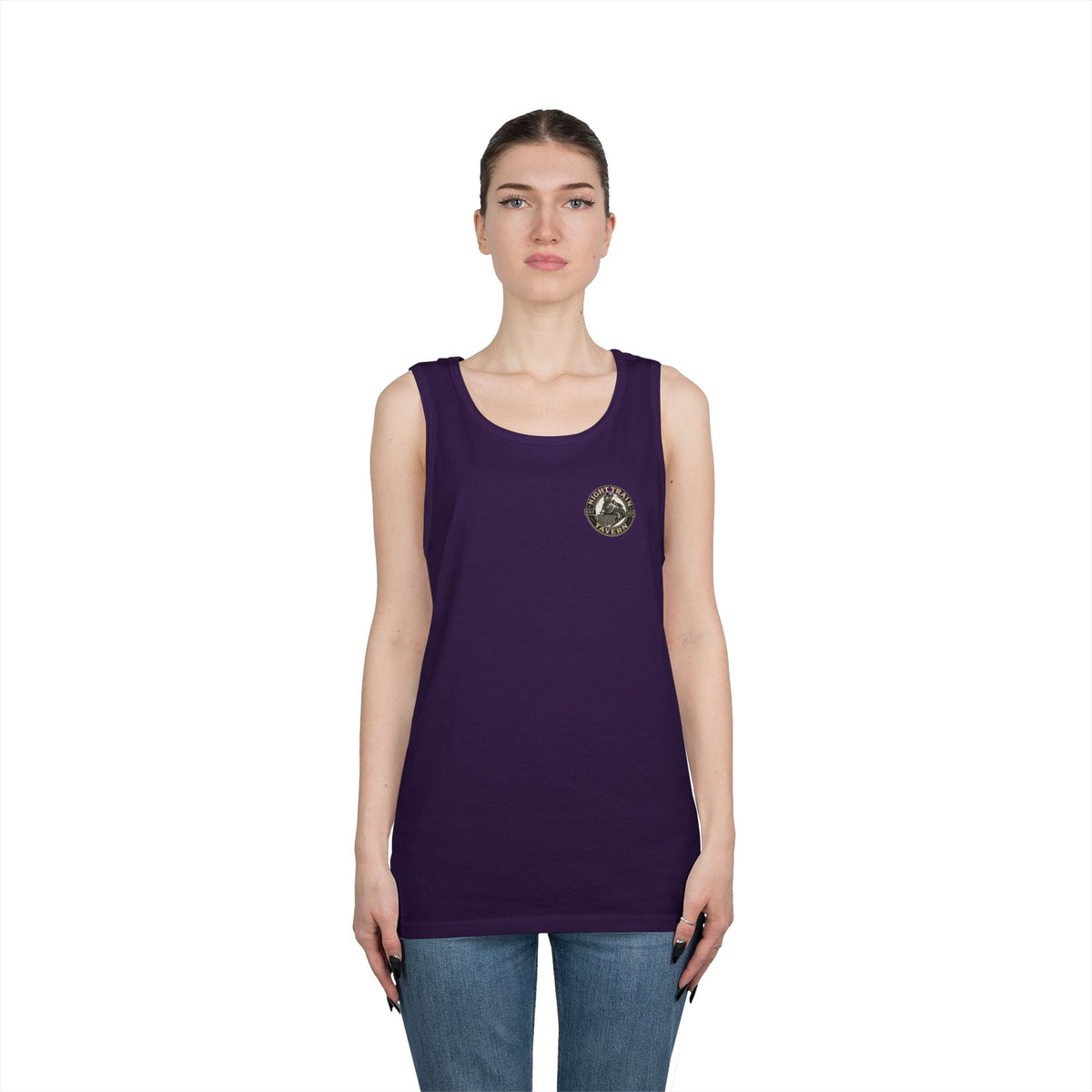Night Train Tavern OG Staff Heavy Cotton Tank Top