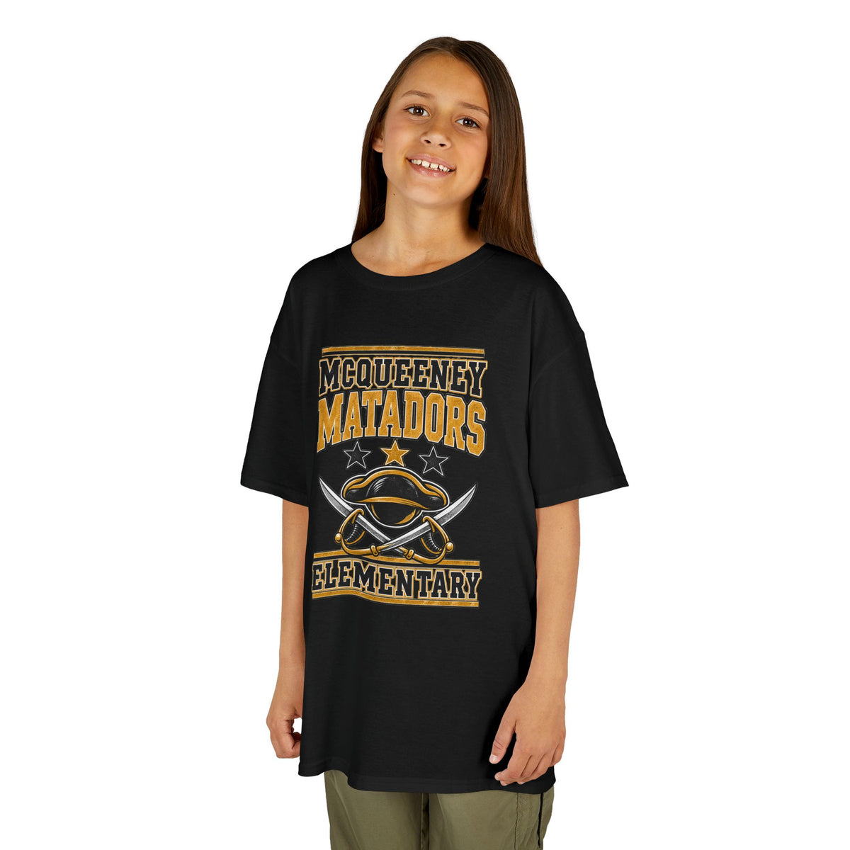 McQueeney Matadors Elementary Kids T-Shirt – School Spirit Tee