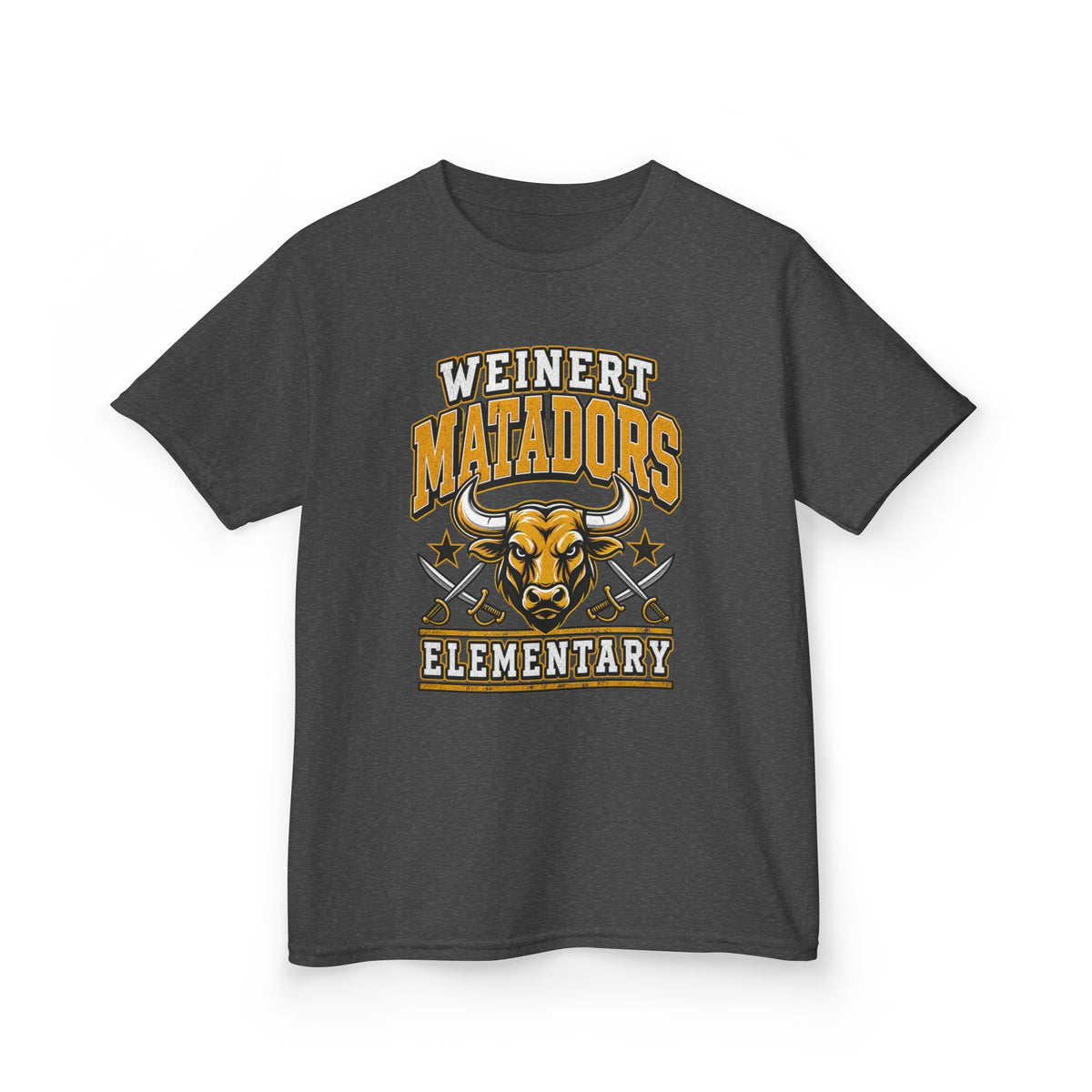 Weinert Matadors Elementary Kids T-Shirt — School Mascot Tee