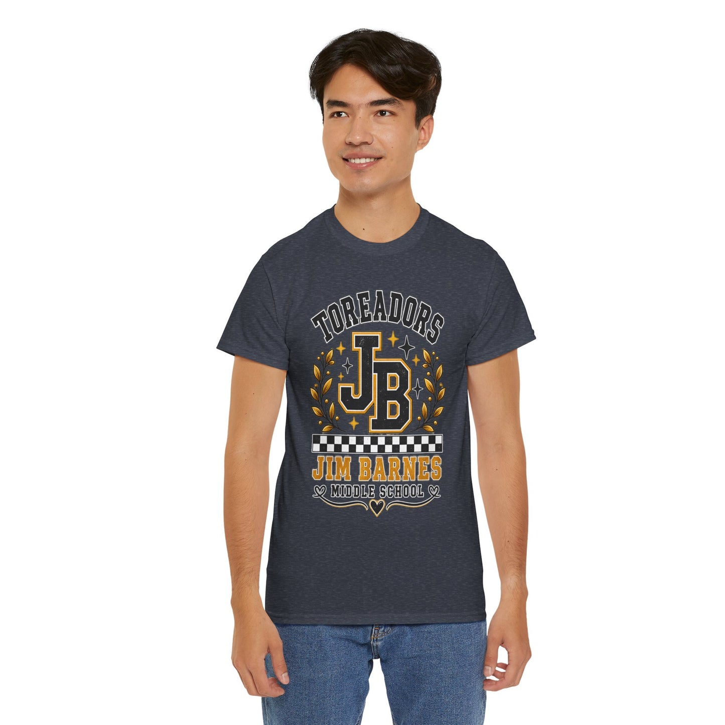 Toreadors JB Jim Barnes Middle School Tee — School Spirit Graphic T-Shirt