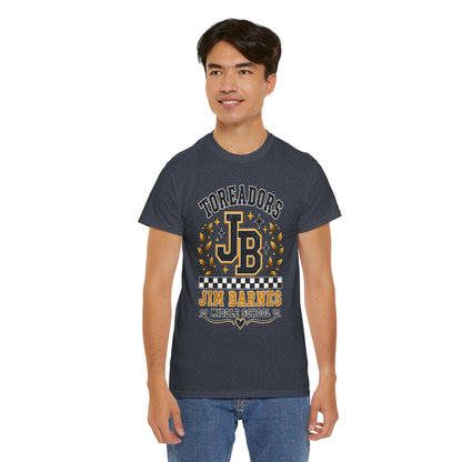 Toreadors JB Jim Barnes Middle School Tee — School Spirit Graphic T-Shirt