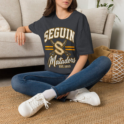 Seguin Matadors Vintage T-Shirt — School Spirit Baseball Design