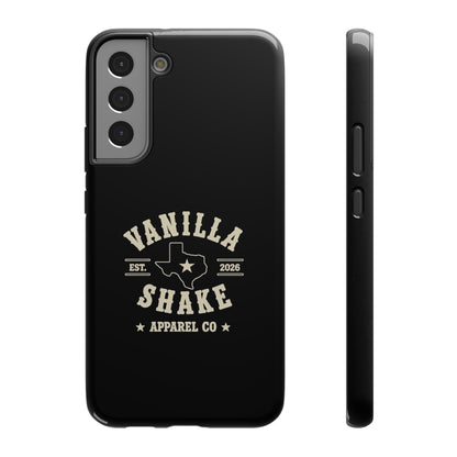 Black w/Ivory Logo lmpact-Resistant Phone Cases