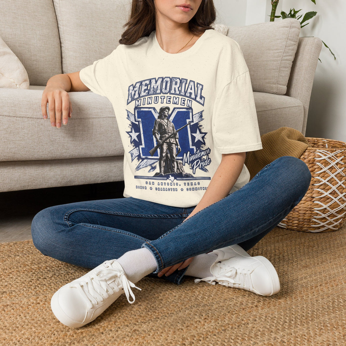 Memorial Minutemen Graphic T-Shirt — Vintage Patriot Military Tribute Tee