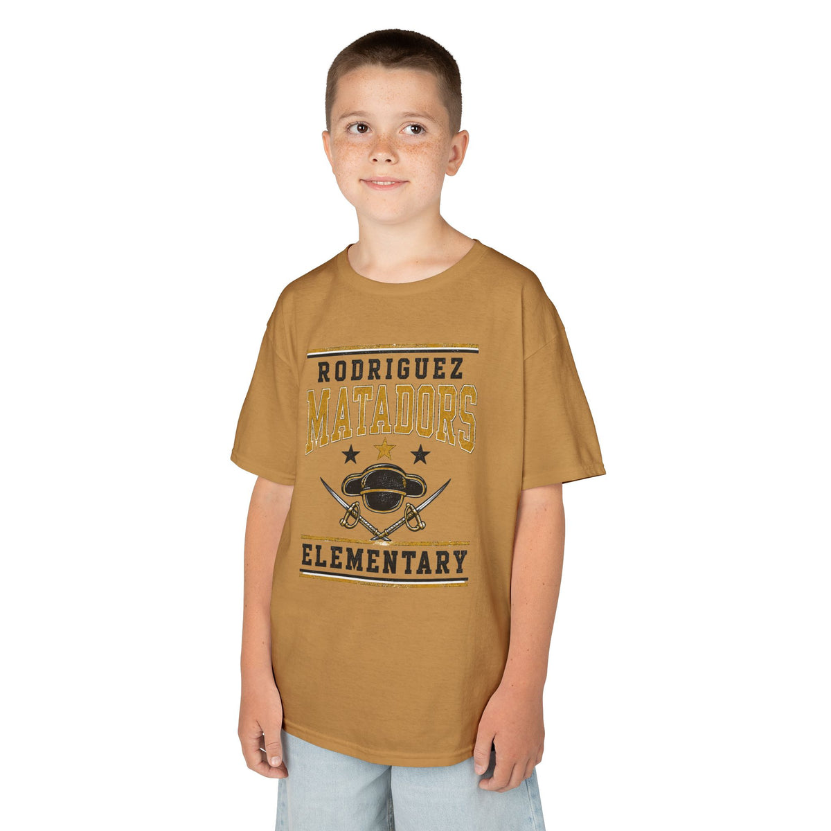 Rodriguez Matadors Elementary Kids T-Shirt — School Spirit Tee