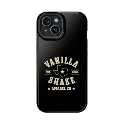 Black w/Ivory Logo lmpact-Resistant Phone Cases