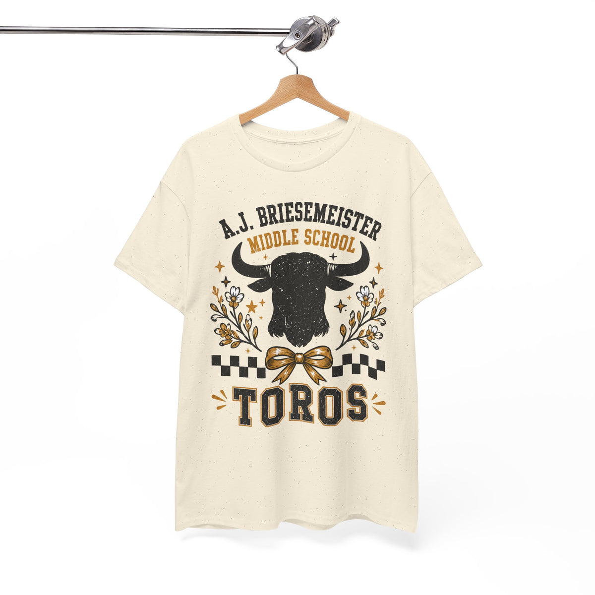 Toros Middle School Tee — A.J. Briesemeister School Spirit T-Shirt