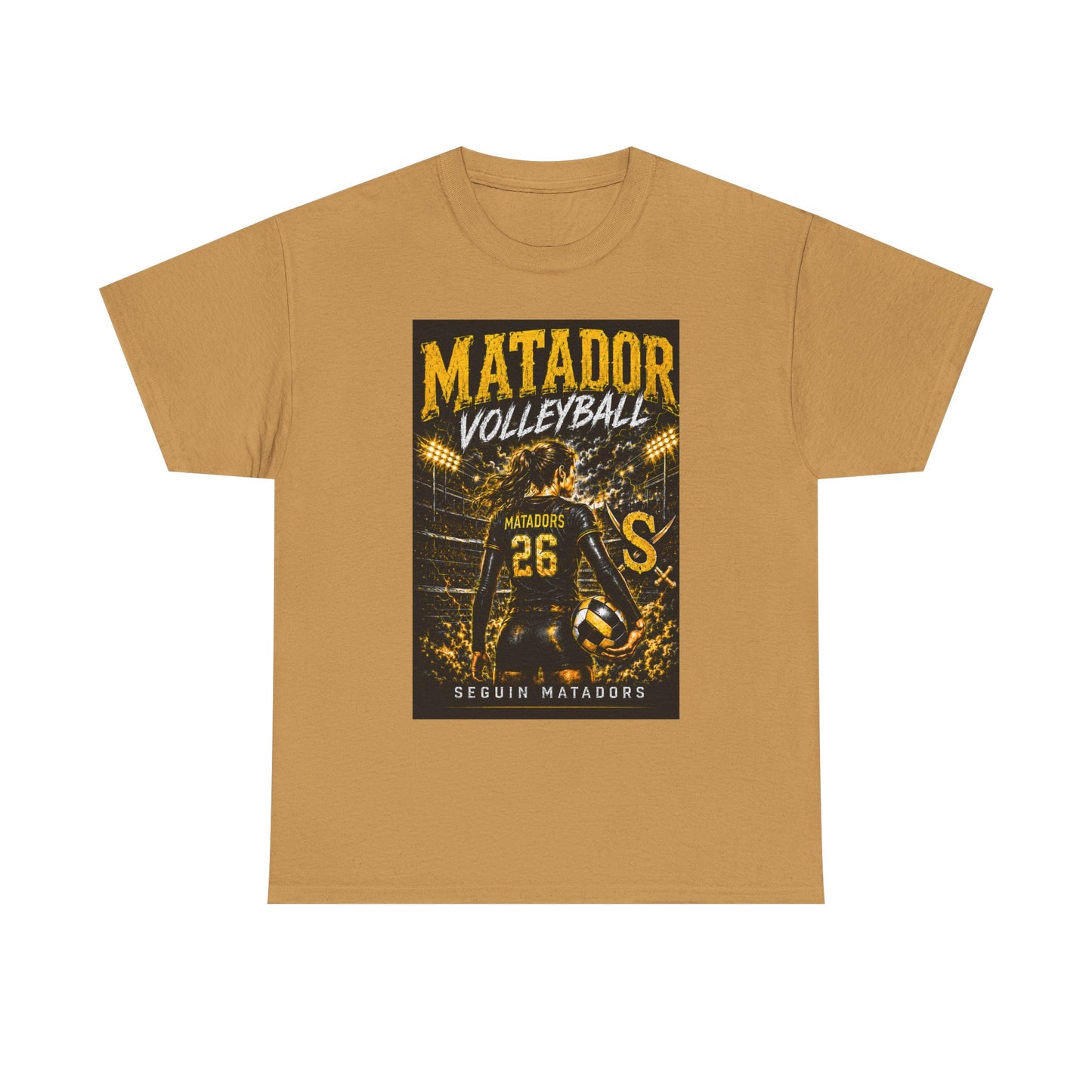 Matador Volleyball Team Tee — Sequoia Matadors Jersey Design