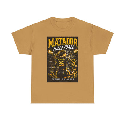 Matador Volleyball Team Tee — Sequoia Matadors Jersey Design