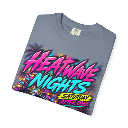 Heatwave Nights T-Shirt — Gonzales, Texas Retro Neon Party Tee