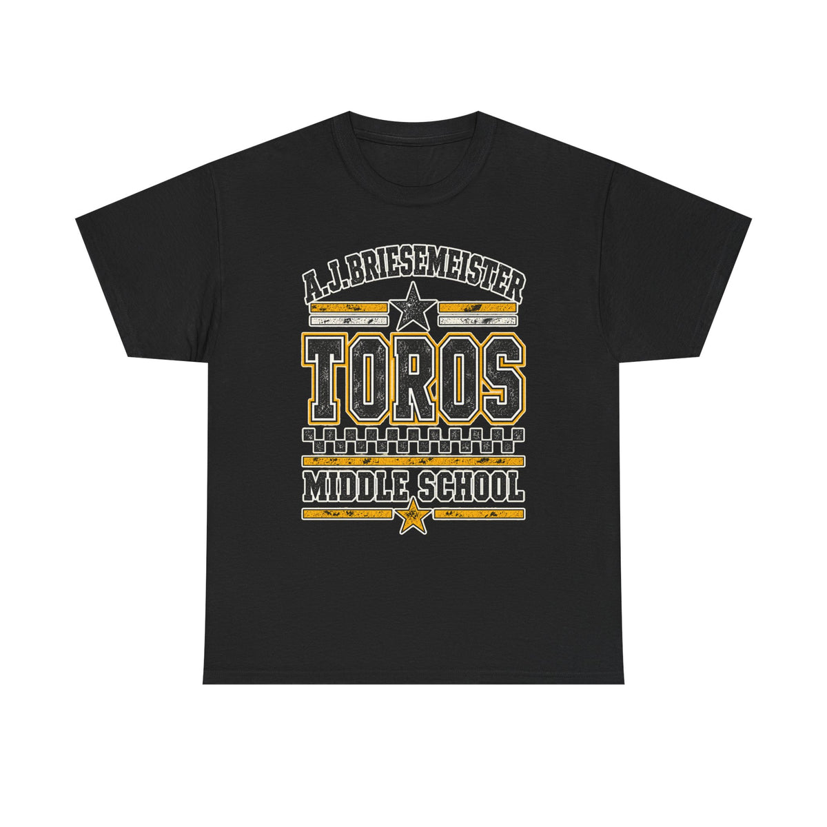 Toros Middle School Tee — A.J. Briesemeister School Spirit T-Shirt