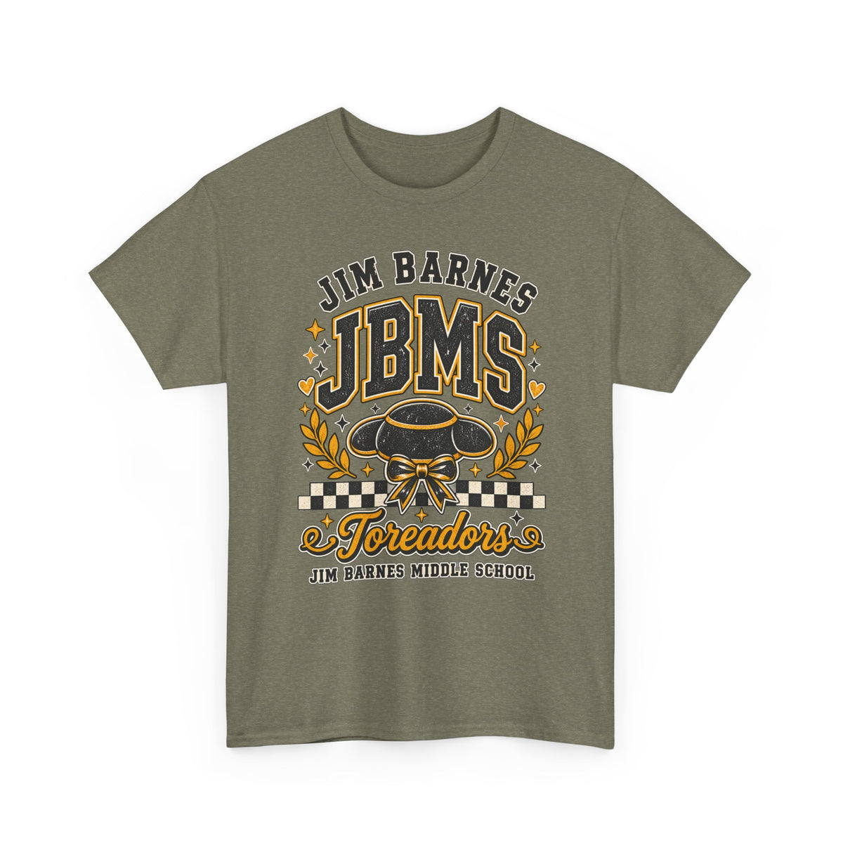 Jim Barnes JBMS Toreadors Middle School T-Shirt