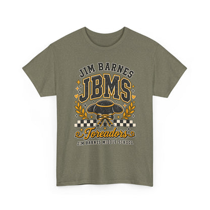 Jim Barnes JBMS Toreadors Middle School T-Shirt