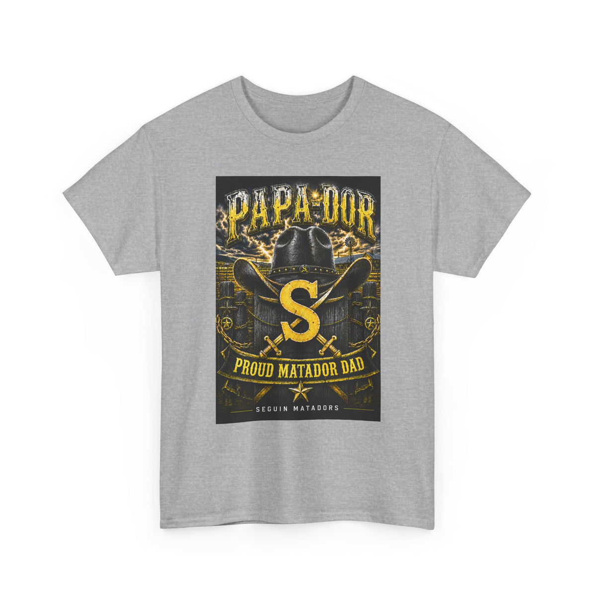 Matador Dad T-Shirt – "Papa-Dor" Proud Matador Design