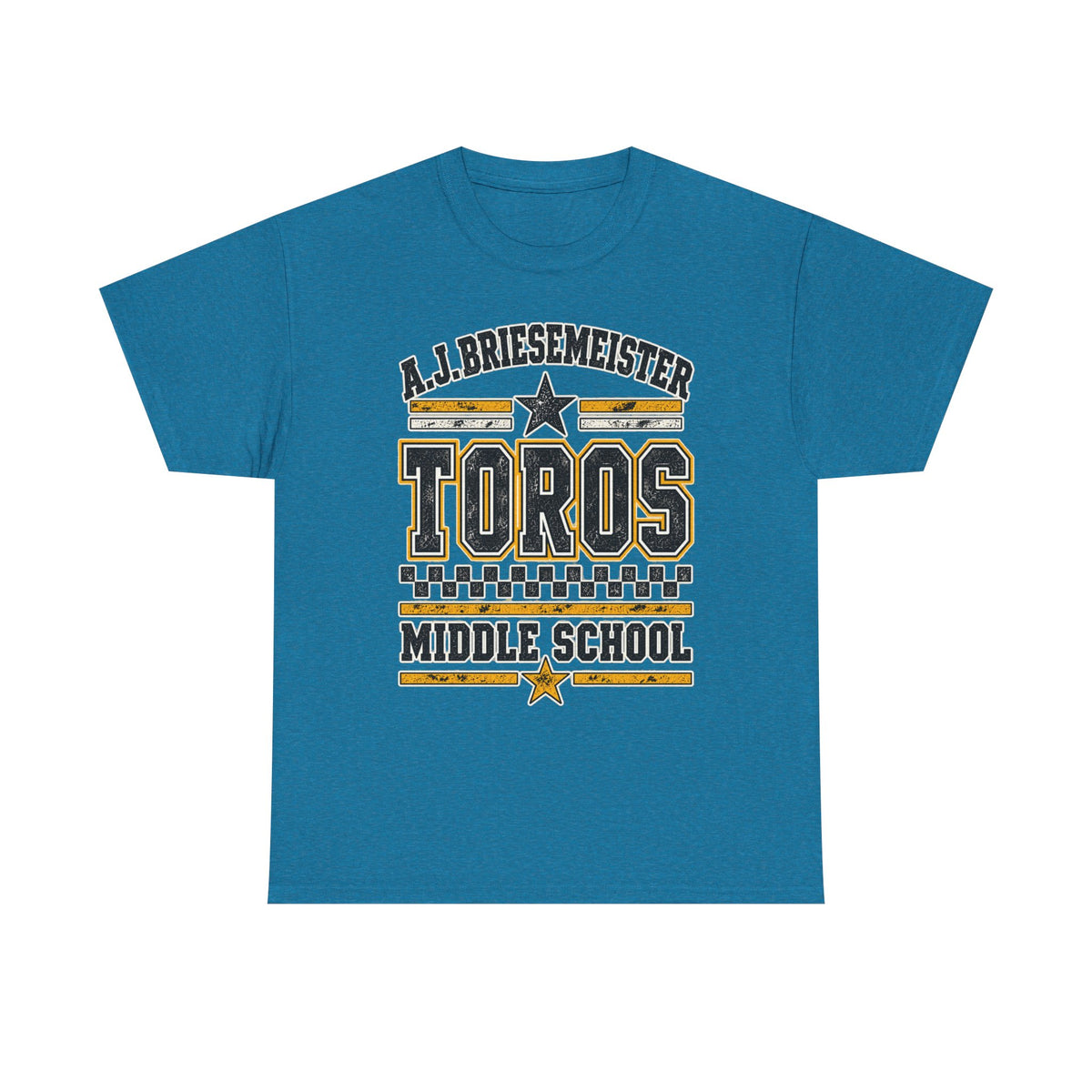 Toros Middle School Tee — A.J. Briesemeister School Spirit T-Shirt