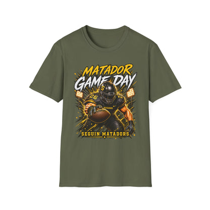 Matador Game Day Football T-Shirt — Seguin Matadors Fan Tee