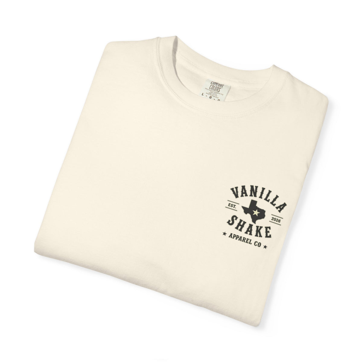 Mr. & Mrs. Shake Logo Unisex Garment-Dyed T-shirt