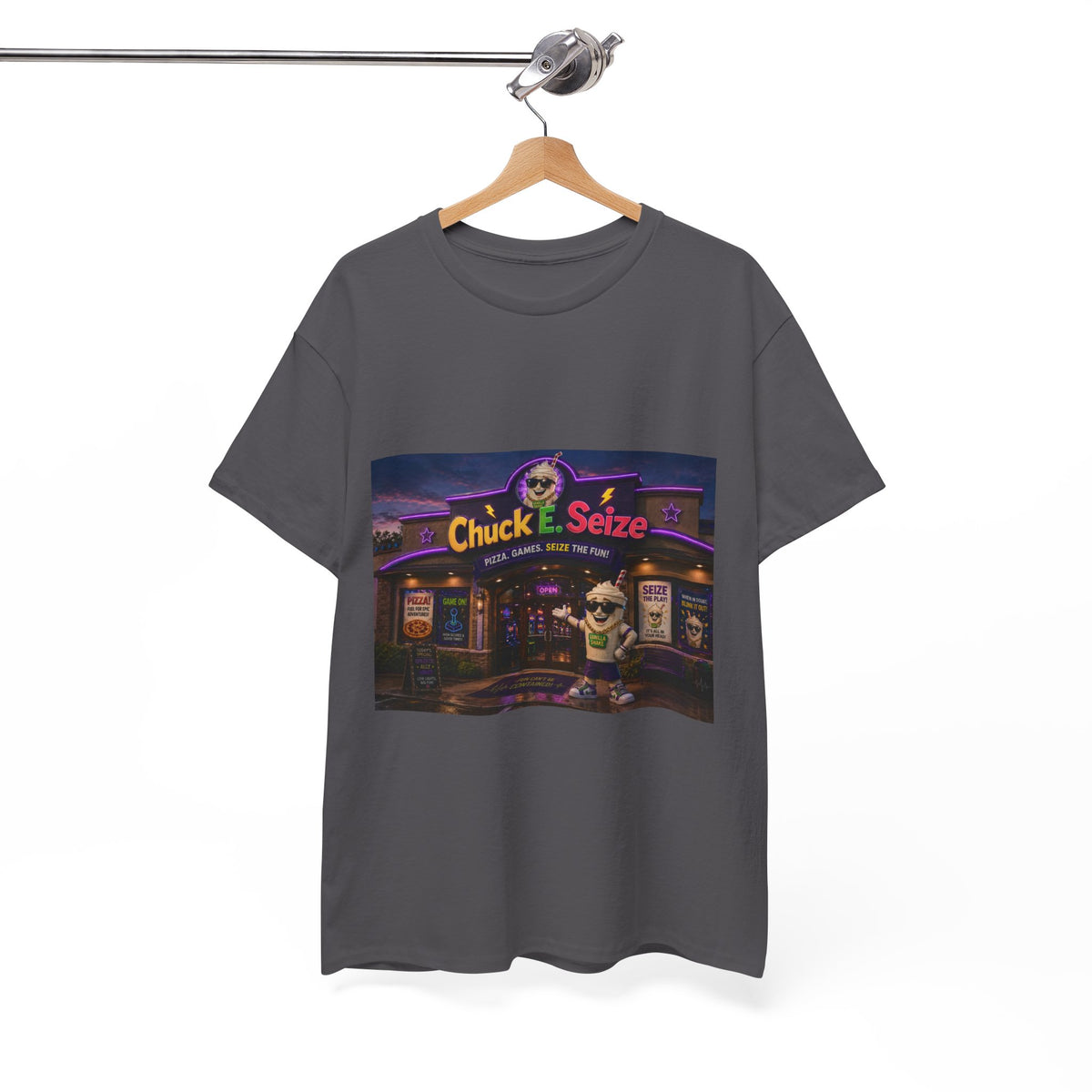 Chuck E. Seize Arcade Night T‑Shirt