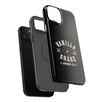 Black w/Ivory Logo lmpact-Resistant Phone Cases