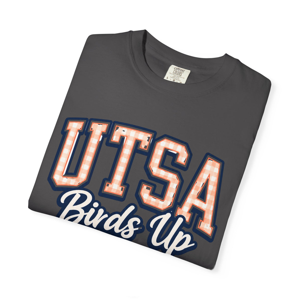 UTSA Birds Up T-Shirt — San Antonio Orange Garment-Dyed Tee