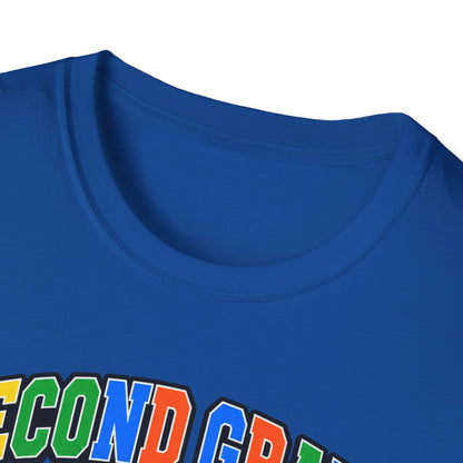 Second Grade Teacher Field Trip Crew T-Shirt — Cute School Bus Teacher Tee