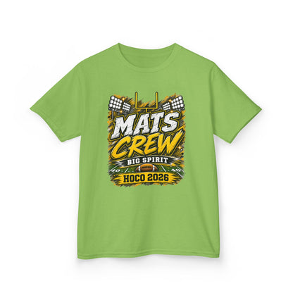 Kids Tee — "Mats Crew Big Spirit Hoco 2026" Football Crewneck