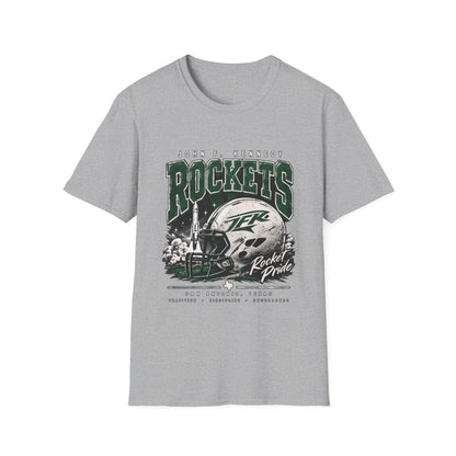 Rockets Vintage Graphic T-Shirt — John F. Kennedy Space Team Tee