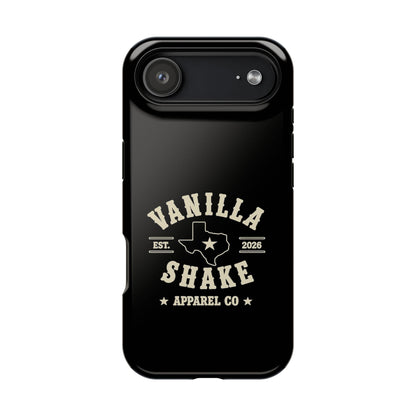 Black w/Ivory Logo lmpact-Resistant Phone Cases