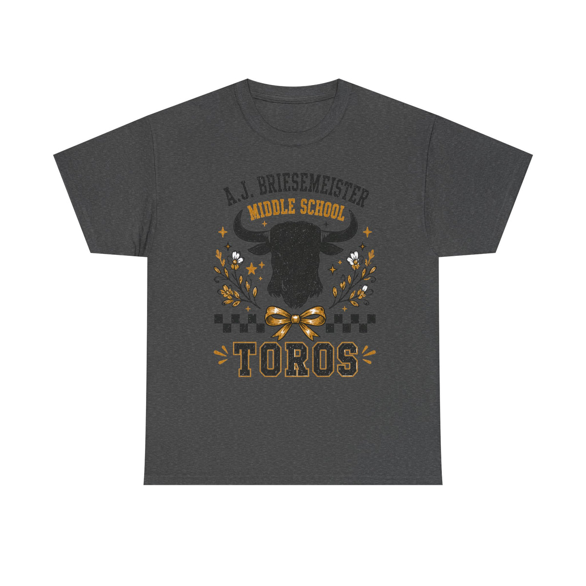 Toros Middle School Tee — A.J. Briesemeister School Spirit T-Shirt