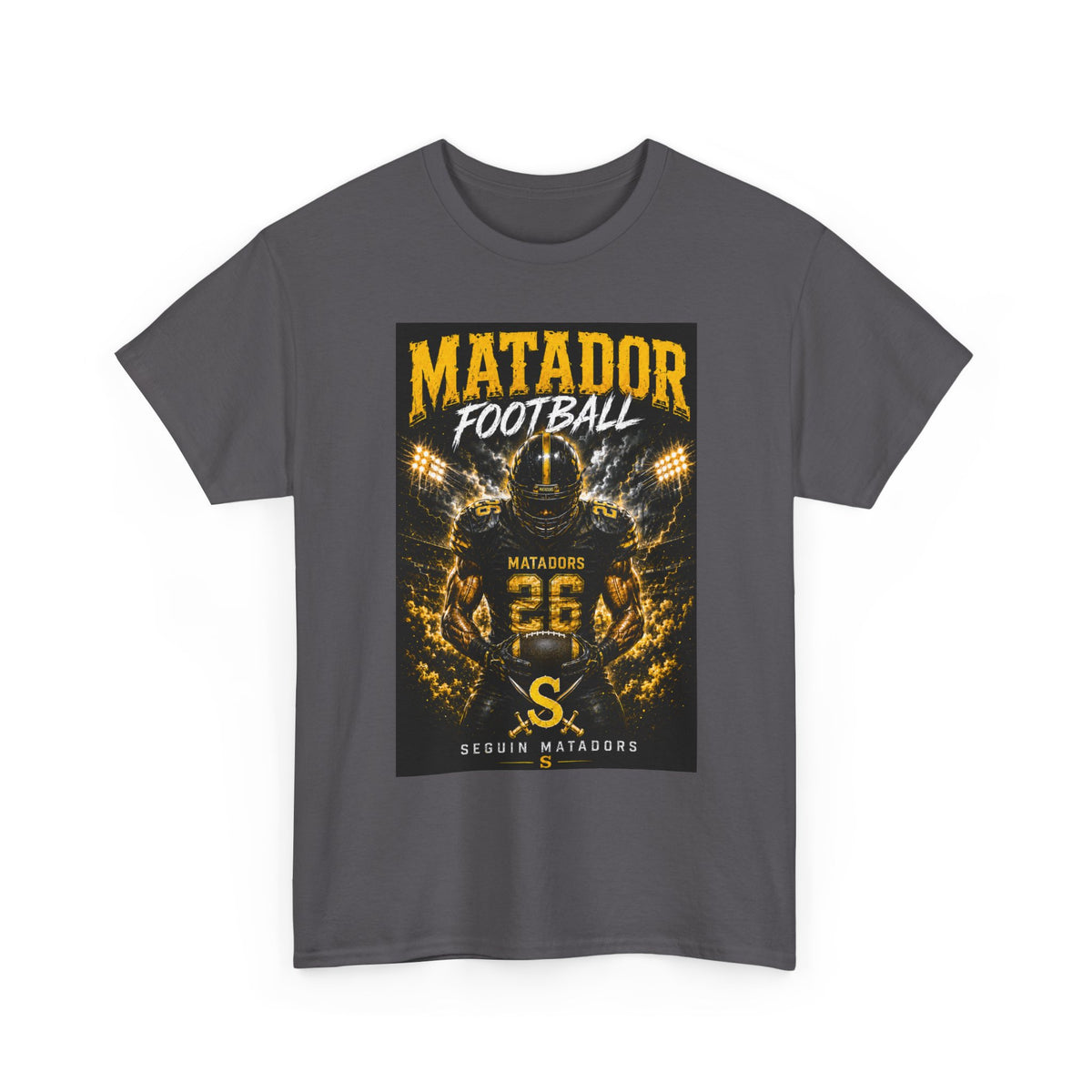 Matador Football Team Tee — Vintage Helmet Graphic Jersey Shirt