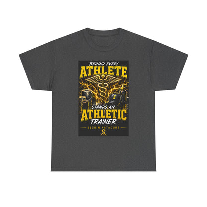 Athletic Trainer T‑Shirt — "Behind Every Athlete Stands an Athletic Trainer" Motivational Tee