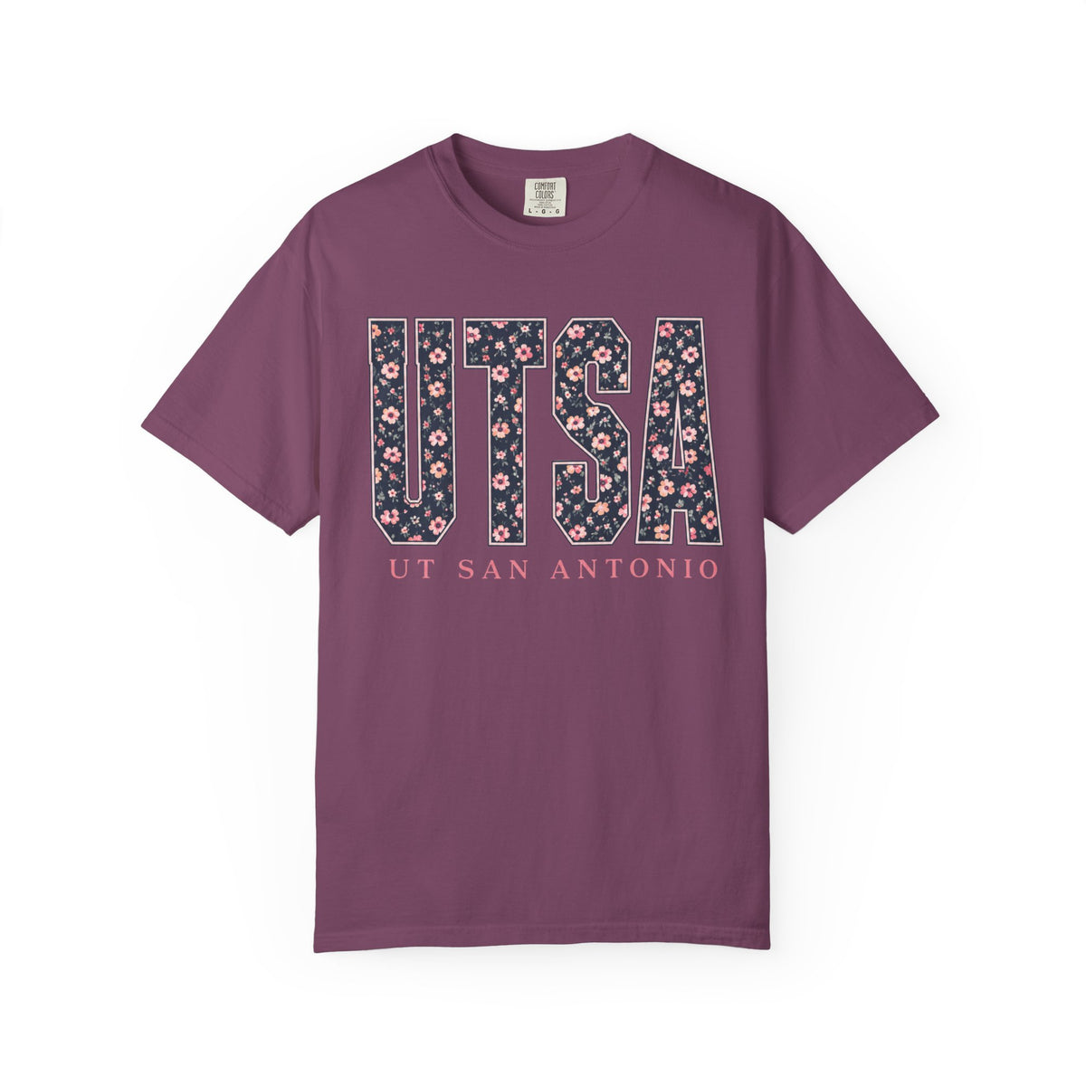 UTSA Floral Logo T‑Shirt — UT San Antonio Collegiate Tee
