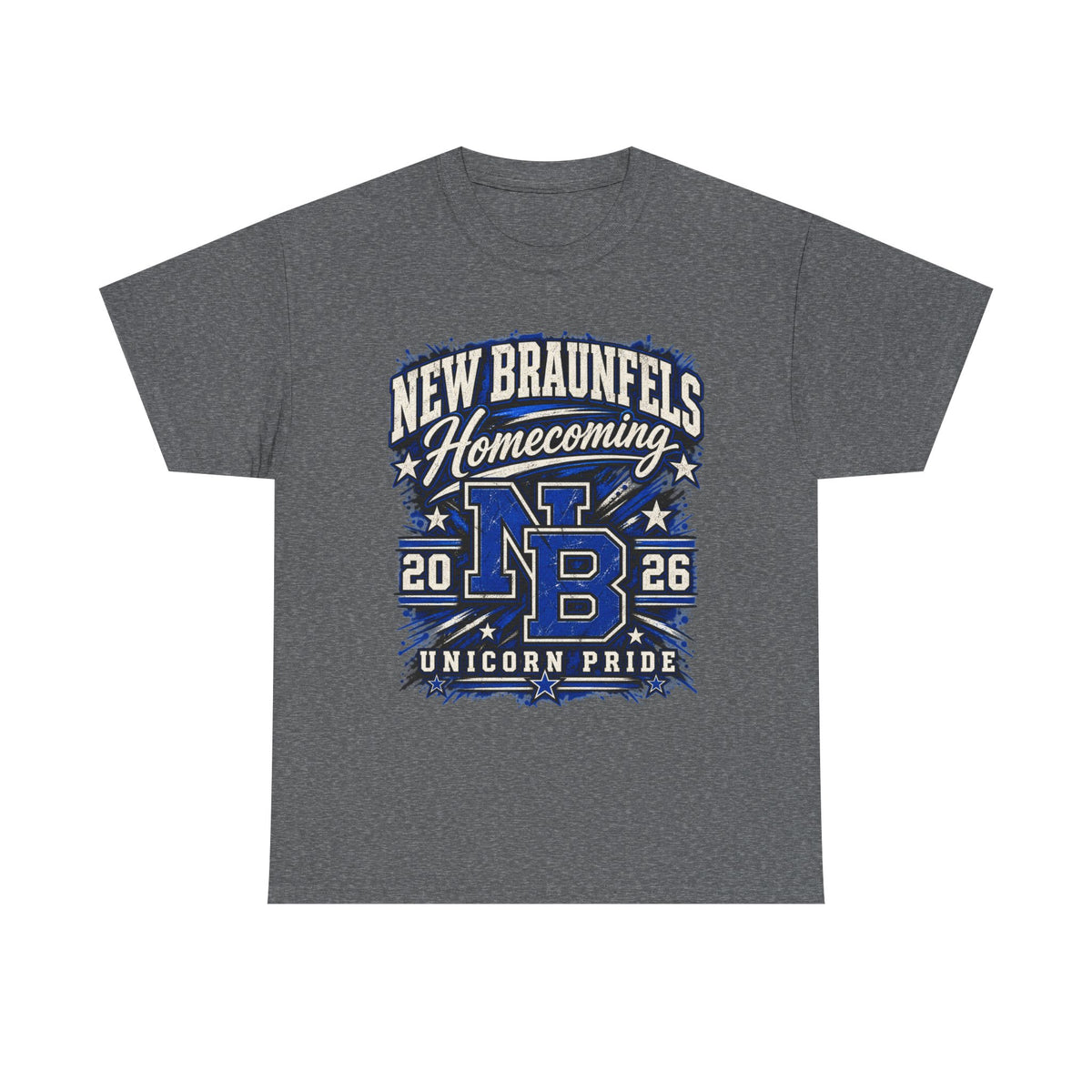 New Braunfels Homecoming 2026 T-Shirt — NB Unicorn Pride School Spirit Tee
