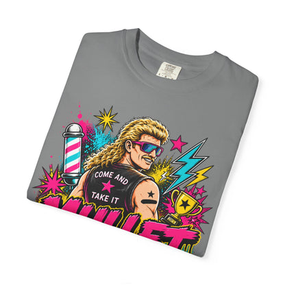 Mullet Championship T-Shirt — "Business in the Front, Party in the Back" Retro Graphic Tee