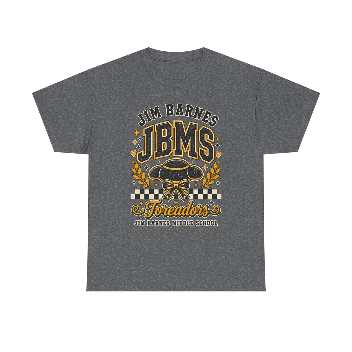 Jim Barnes JBMS Toreadors Middle School T-Shirt