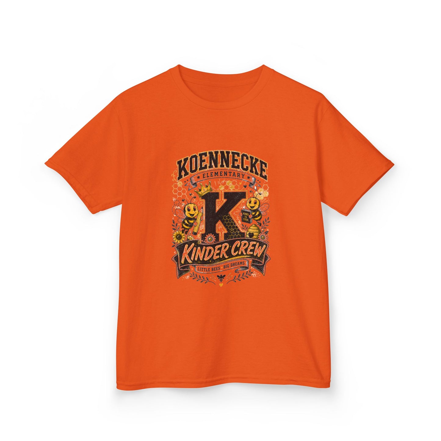 Kinder Crew Kids T-Shirt — 'Koennecke Kinder Crew' School Spirit Tee