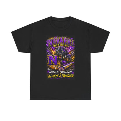 Navarro High Panthers Tee — "Once a Panther, Always a Panther" School Spirit T‑Shirt